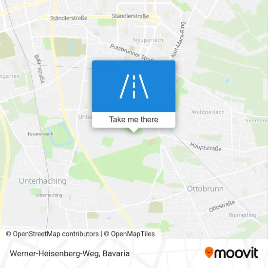 Карта Werner-Heisenberg-Weg