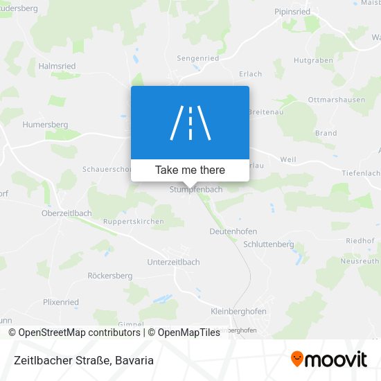 Zeitlbacher Straße map