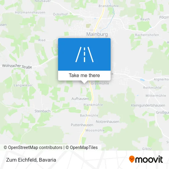 Карта Zum Eichfeld