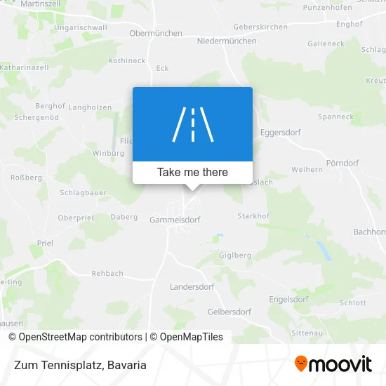 Карта Zum Tennisplatz