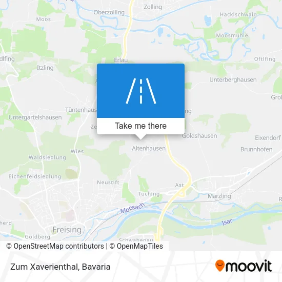 Карта Zum Xaverienthal