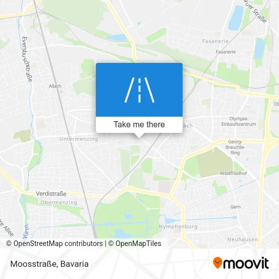 Карта Moosstraße