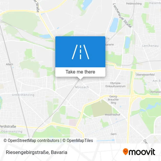 Riesengebirgstraße map