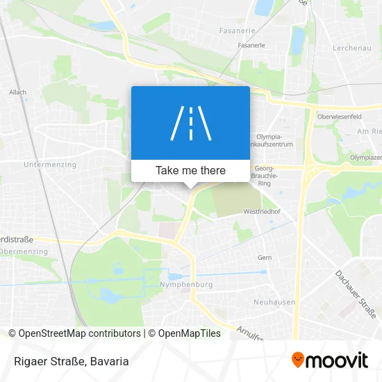 Карта Rigaer Straße
