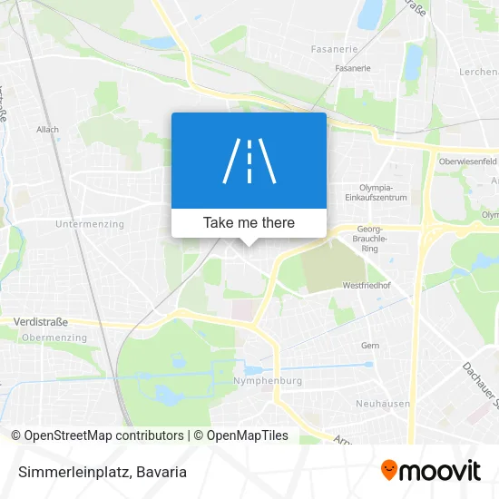 Карта Simmerleinplatz