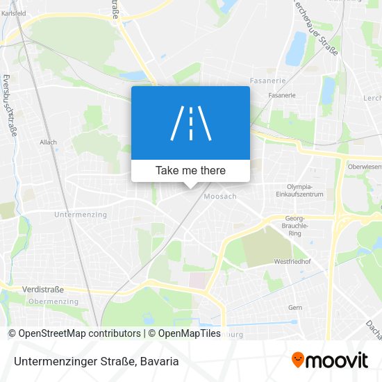 Untermenzinger Straße map