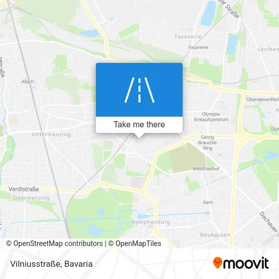 Карта Vilniusstraße