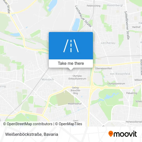 Карта Weißenböckstraße
