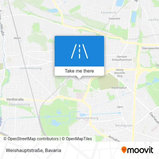 Карта Weishauptstraße