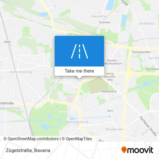 Карта Zügelstraße