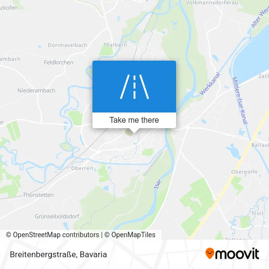 Карта Breitenbergstraße
