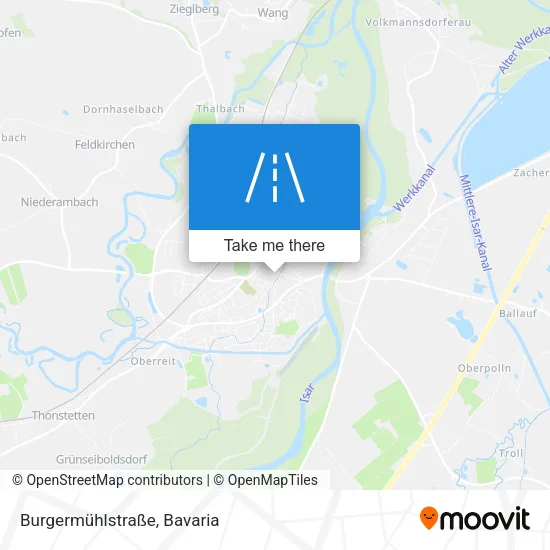 Карта Burgermühlstraße