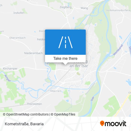 Kometstraße map