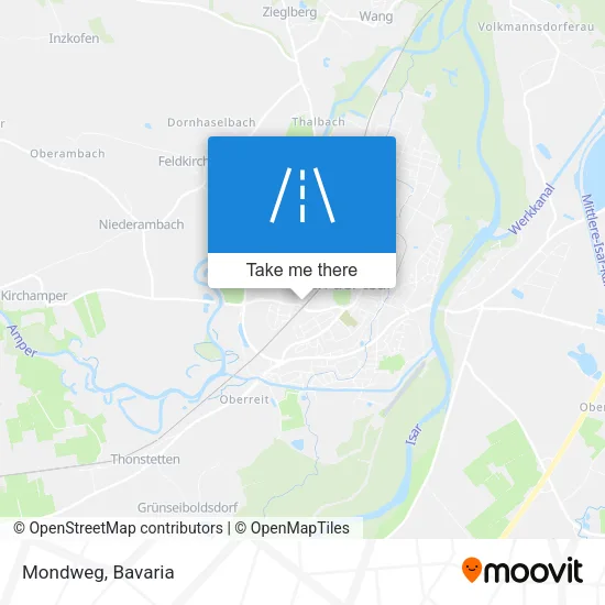 Mondweg map
