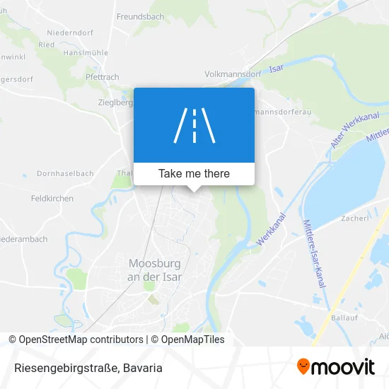 Riesengebirgstraße map