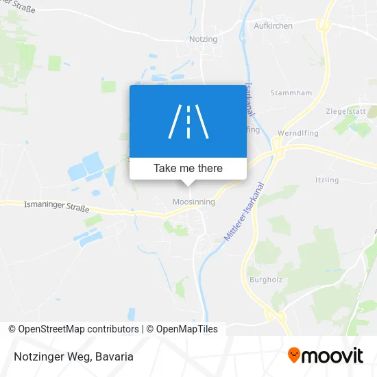 Карта Notzinger Weg