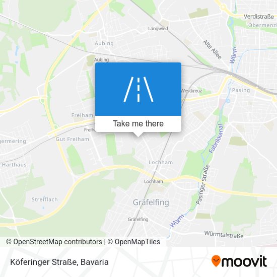Köferinger Straße map