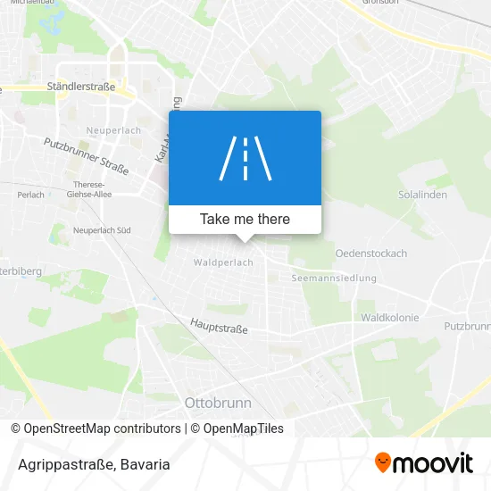 Карта Agrippastraße