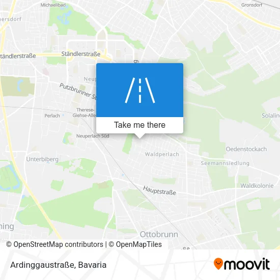 Карта Ardinggaustraße