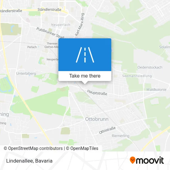 Карта Lindenallee
