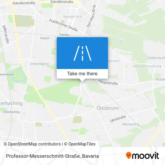 Карта Professor-Messerschmitt-Straße