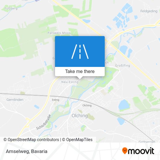 Amselweg map