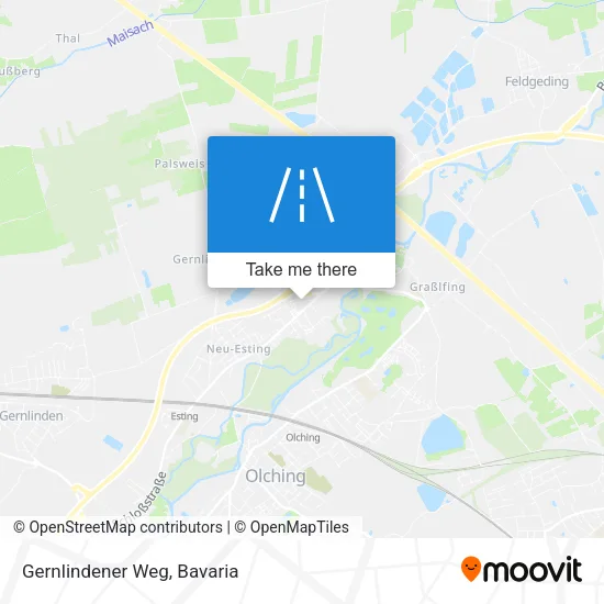 Карта Gernlindener Weg