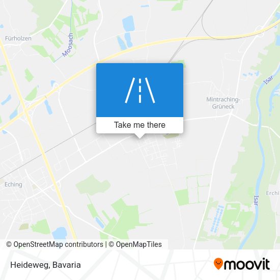 Heideweg map