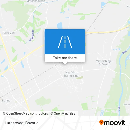 Карта Lutherweg