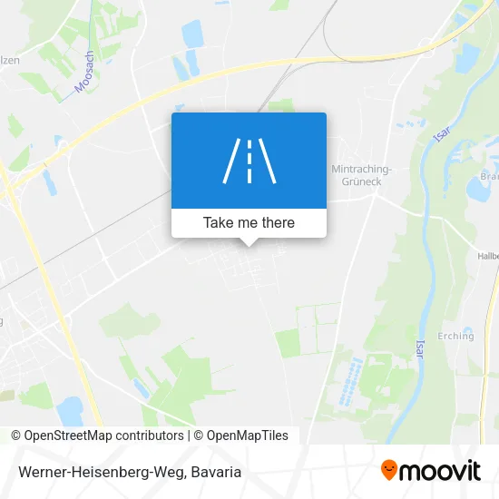 Карта Werner-Heisenberg-Weg