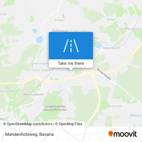 Карта Mahdenholzweg