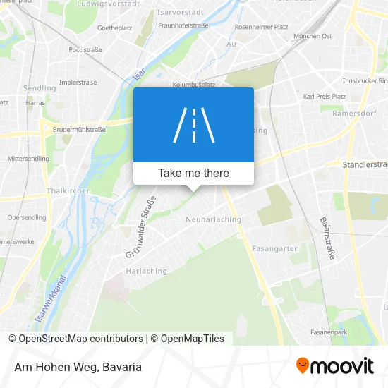 Am Hohen Weg map