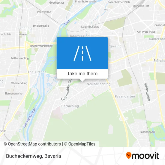 Карта Bucheckernweg