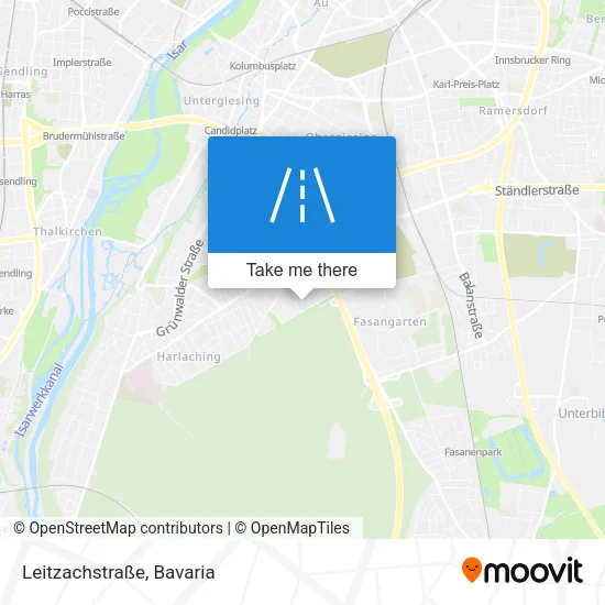 Карта Leitzachstraße