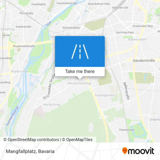 Карта Mangfallplatz