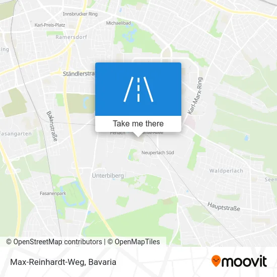 Max-Reinhardt-Weg map