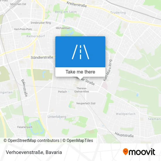 Карта Verhoevenstraße