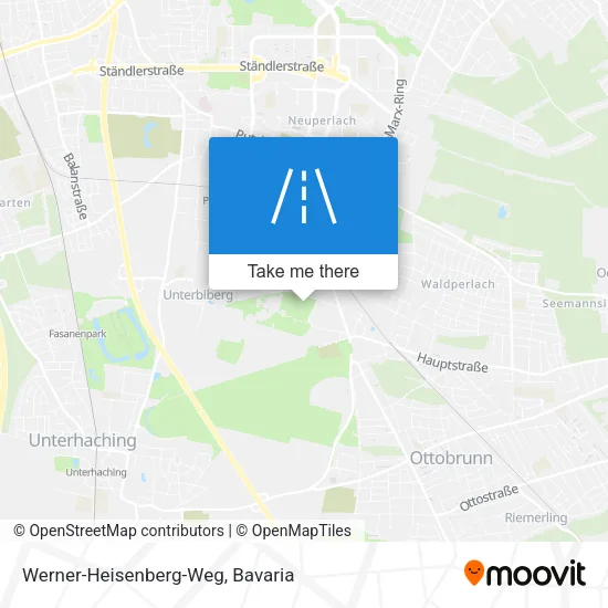 Карта Werner-Heisenberg-Weg