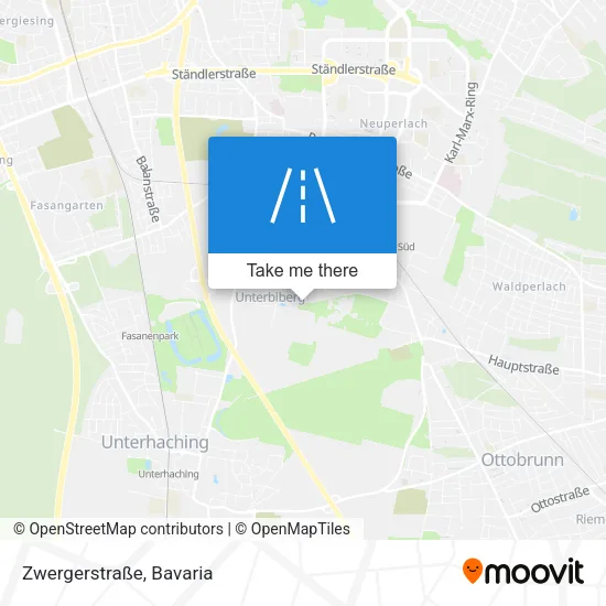 Карта Zwergerstraße