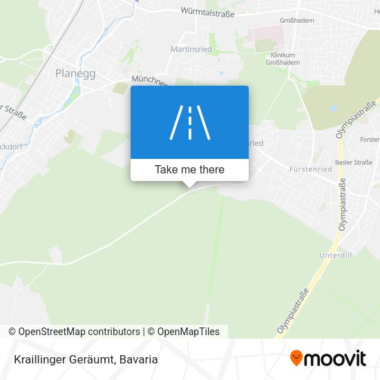 Kraillinger Geräumt map