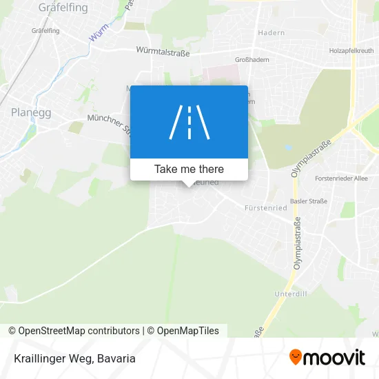 Карта Kraillinger Weg