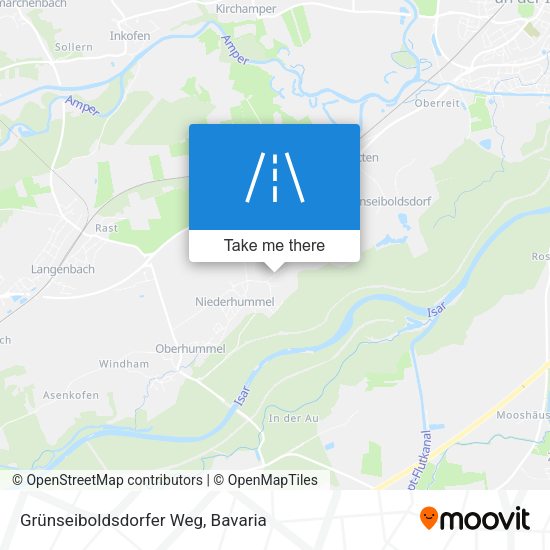 Grünseiboldsdorfer Weg map