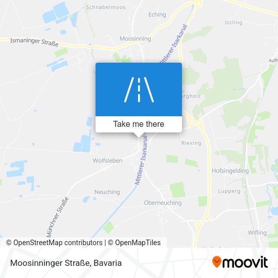 Moosinninger Straße map
