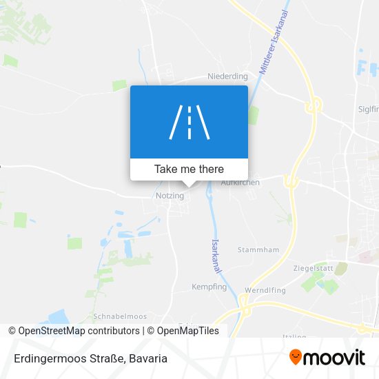 Erdingermoos Straße map