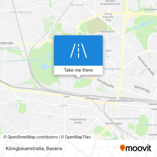 Карта Königbauerstraße