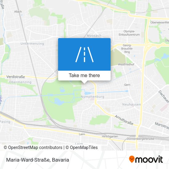 Maria-Ward-Straße map