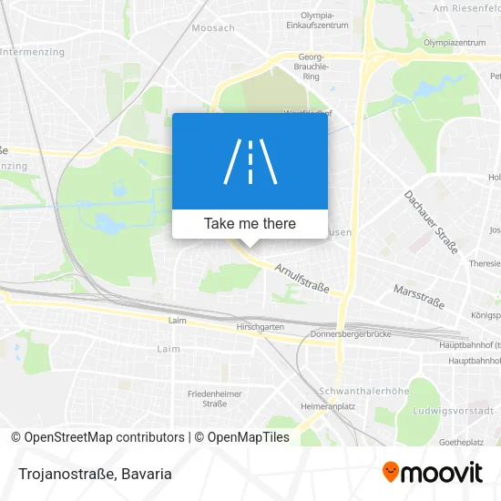 Карта Trojanostraße