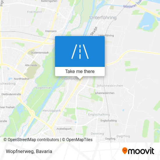 Карта Wopfnerweg