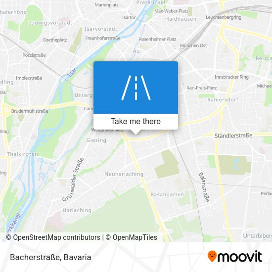 Bacherstraße map