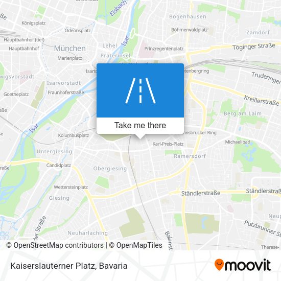 Kaiserslauterner Platz map